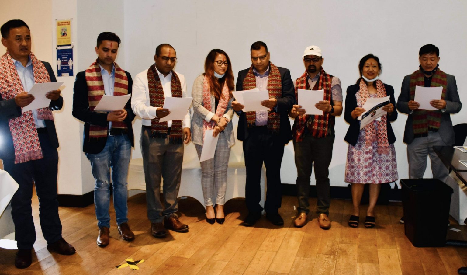 नेपाल पत्रकार महासङ्घ बेलायतमा नयाँ नेतृत्व