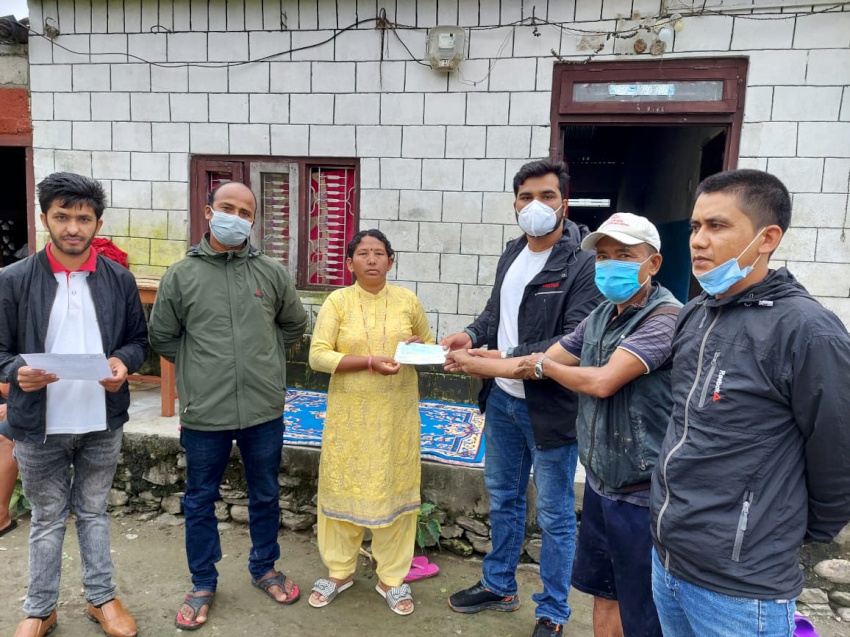 यूनियन लाइफ इन्स्योरेन्सले गर्यो पाँच लाख रुपैयाँ मृत्यु दाबी भुक्तानी