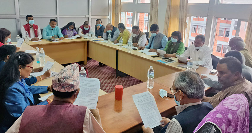 जसपा संसदीय दलको विधान पारित, अर्को बैठकबाट नेता चयन गर्ने