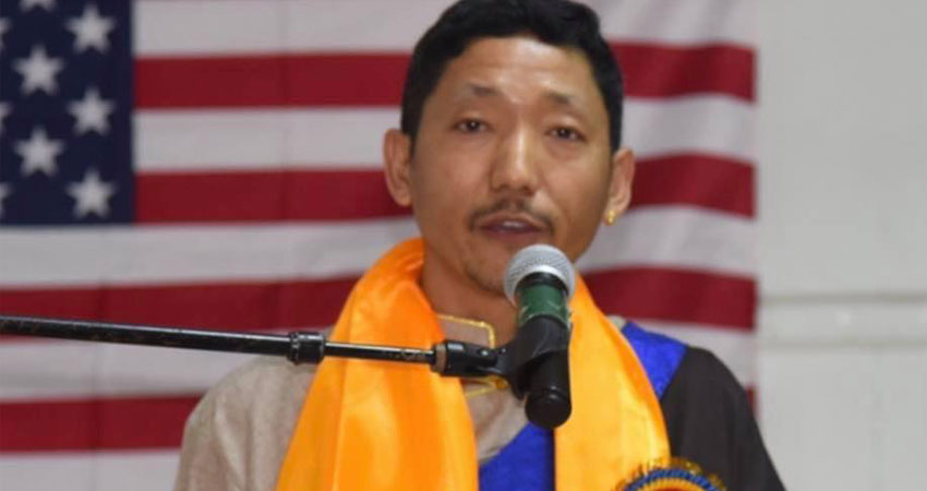 ढोकप्या किदुग अमेरिकाको अध्यक्षमा गोवा ढोकप्या