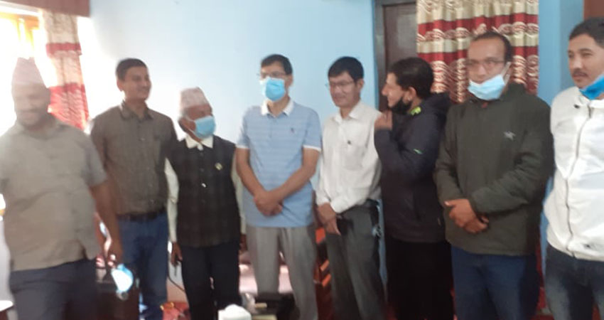 देवेन्द्र पौडेललाई मन्त्री बनाउन माग गर्दै गण्डकीका नेताहरुले भेटे प्रचण्ड