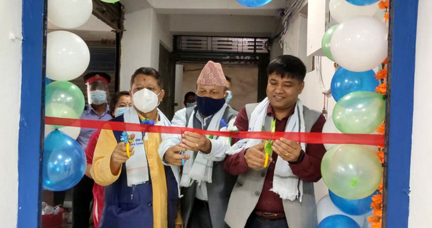 कामना सेवा विकास बैंकको पुननिर्मित डुम्रे शाखा कार्यालय सञ्चालन
