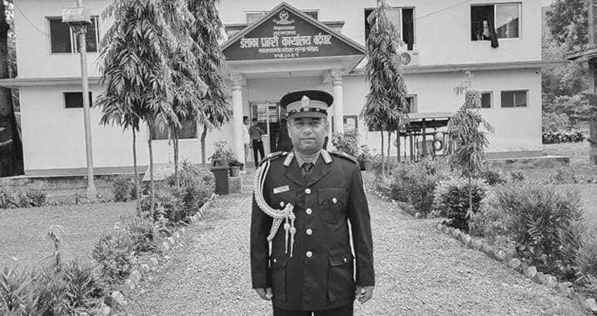 मोटरसाइकलको ठक्करबाट प्रहरी इन्सपेक्टर वाग्लेको मृत्यु