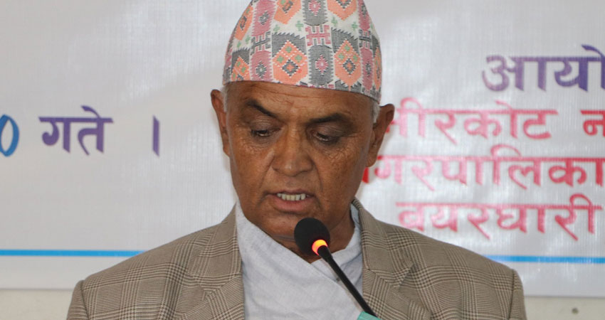 स्याङ्जा कांग्रेश सभापतिमा छायाराम खनालले उम्मेदवारी दिने