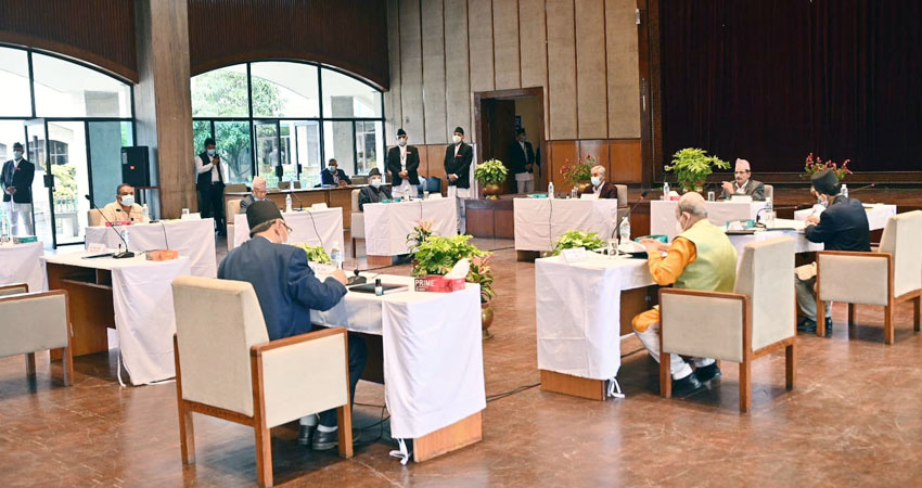एमालेसँग छलफल गरेर पुनः सर्वदलीय बैठक बोलाउन सभामुखलाई सुझाव