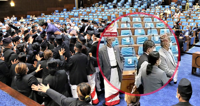 कार्य व्यवस्था समितिको बैठकमा गएन एमाले