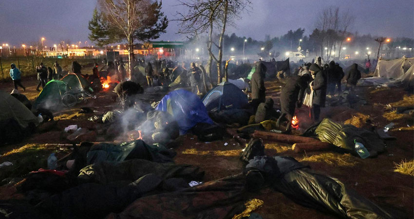 सीमा पार गर्न खोजिरहेका झण्डै १०० आप्रवासीलाई पोल्याण्डले हिरासतमा लियो