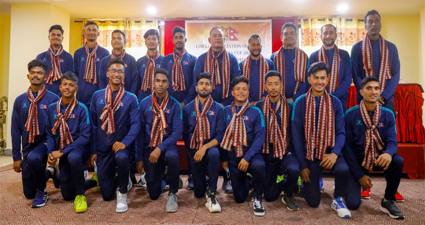 एसिया कप खेल्न युएई जाने टोलीको बिदाइ