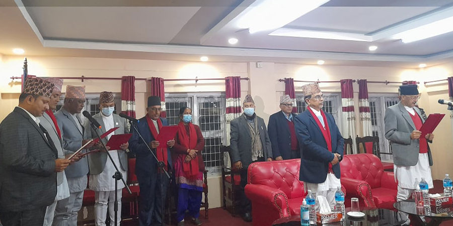 वाग्मती प्रदेशमा तेस्रो पटक मन्त्रिपरिषद् विस्तार,यी हुन् पाँच मन्त्री र एक राज्यमन्त्री