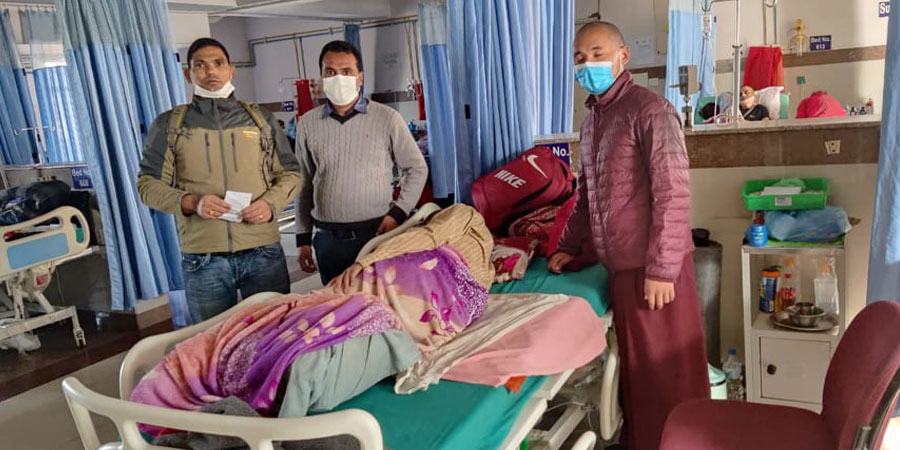 एनआरएनए सेसेल्सद्धारा शेर्पाको उपचारका लागि आर्थिक सहयोग, थप सहयोगको अपिल