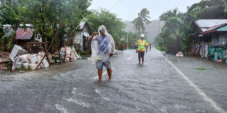 फिलिपिन्समा आँधीका कारण मृत्यु हुनेको सङ्ख्या २०८ पुग्यो