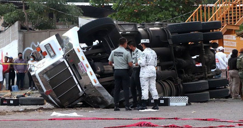 मेक्सिकोमा सडक दुर्घटनामा कम्तीमा ५३ आप्रवासीको मृत्यु