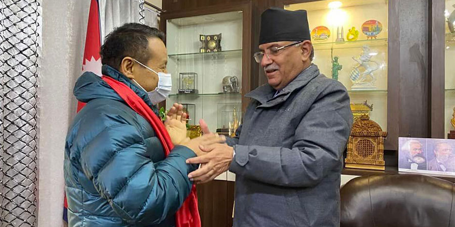 प्रचण्ड-वर्षमान भेट, वर्षमानद्धारा महासचिवमा पुनः दावी