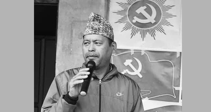 एमाले रोल्पाका सचिवको हृदयघातबाट मृत्यु