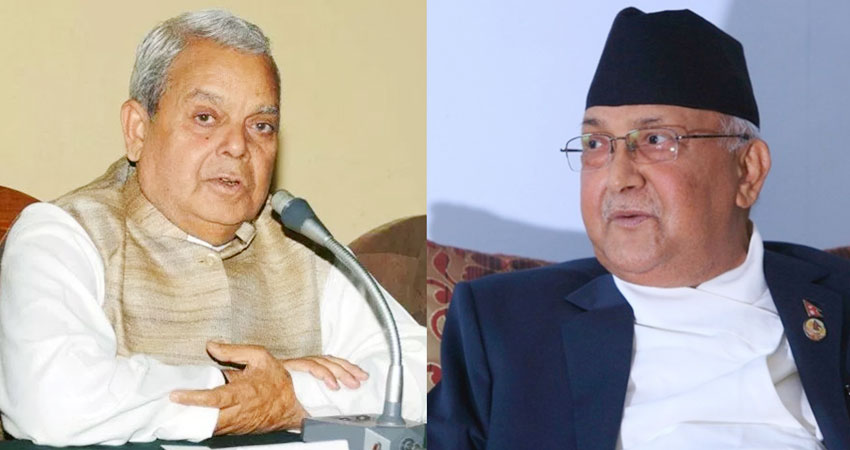 ओली र महन्थ फेरि नजिक, राष्ट्रिय सभा निर्वाचनमा सहकार्य गर्ने सहमति