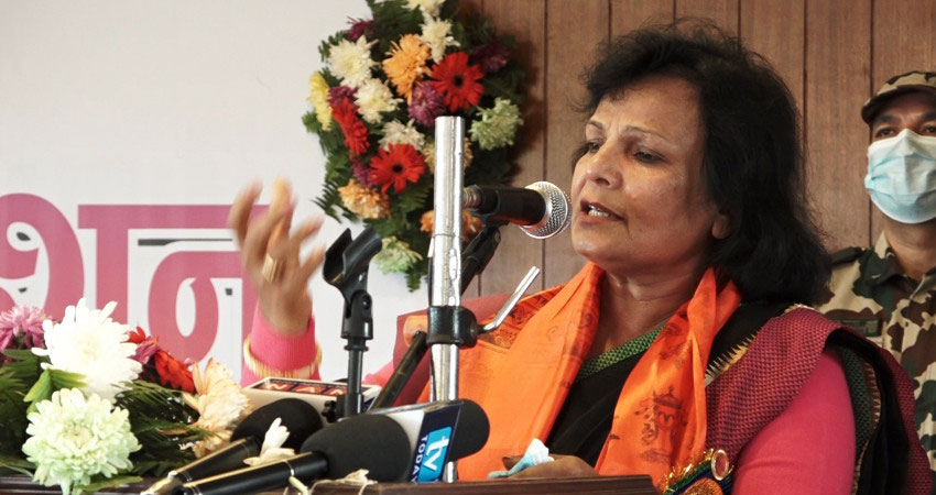 अभिव्यक्तिले फसादमा परिन मन्त्री रेणु यादव, नागरिक समाजले पनि गर्‍याे पदमुक्त गर्न माग