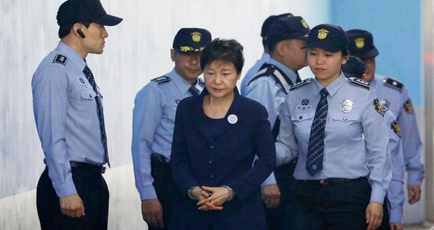 दक्षिण कोरियाली पूर्व राष्ट्रपति पार्क ग्युन-हे कारागार मुक्त