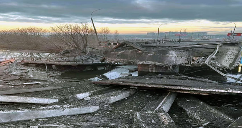 कीभ कब्जा गर्ने तयारीमा रुसी सेना, विकल्प नभेटेपछि यूक्रेनले उडायो तीन पुल