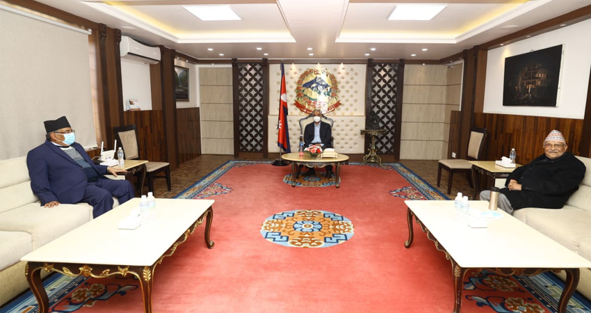 प्रधानमन्त्रीले गरेको सहयोगको आग्रहमा एमालेले भन्यो–एमसीसीबारे पहिले सत्तापक्ष स्पष्ट बनोस्