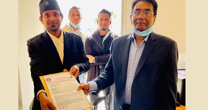 नेपाली जनप्रगतिशील मन्च साइप्रसले पठायो एमसीसीको विरोधमा प्रधानमन्त्रीलाई ज्ञापनपत्र