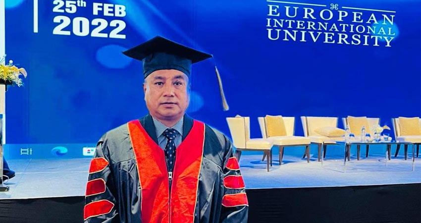 ग्राण्डीका अध्यक्ष कुँवरलाई अन्तर्राष्ट्रिय सम्मान