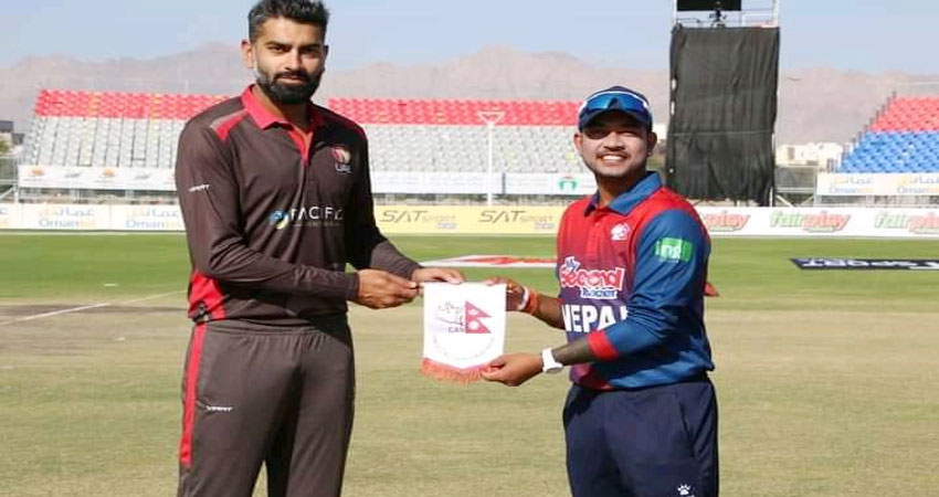 पहिले बलिङ्ग गर्दै नेपाल, गर्यो १ खेलाडी परिवर्तन पहिले बलिङ्ग गर्दै नेपाल, गर्यो १ खेलाडी परिवर्तन