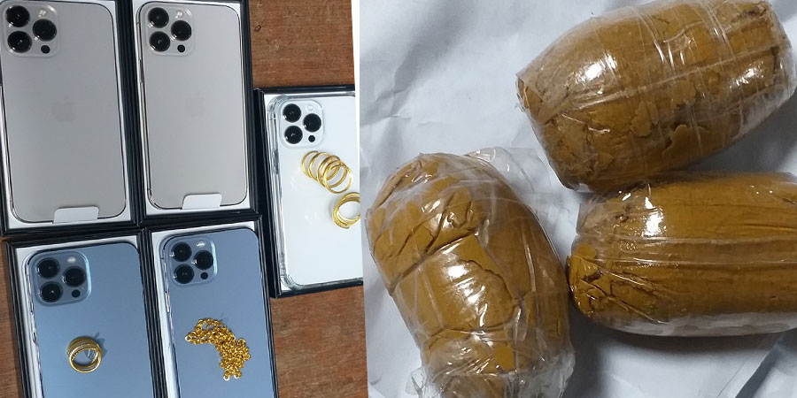 दुबईबाट सुन र आइफोन बोकेर आएका तीनजना विमानस्थलबाटै पक्राउ