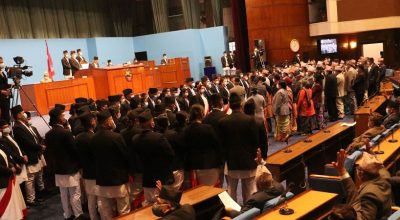 विरोधकै बीच संसदमा एमसीसी टेबल