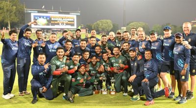 दक्षिण अफ्रिकालाई पराजित गर्दै बङ्लादेशले जित्यो एकदिवसीय श्रृखला