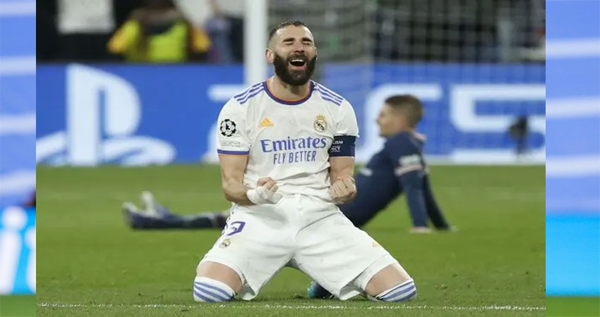 रियल म्याड्रिडसँग पिएसजी ३-१ गोलले पारजित, बेन्जेमाले गरे ह्याट्रिक