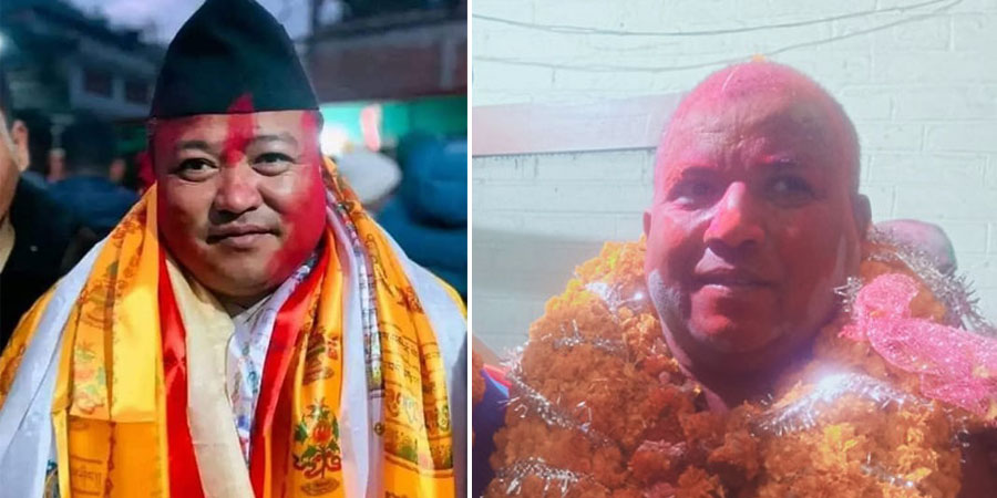 नेपाली कांग्रेस सिन्धुपाल्चोकमा लामा र सर्लाहीको सभापतिमा सिंह विजयी