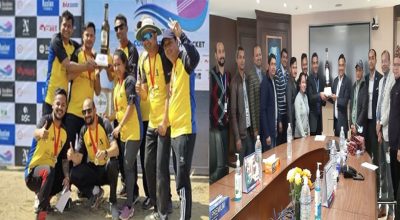 कर्पोरेट बिच क्रिकेटको उपाधि माछापुच्छ्रे बैंकलाई