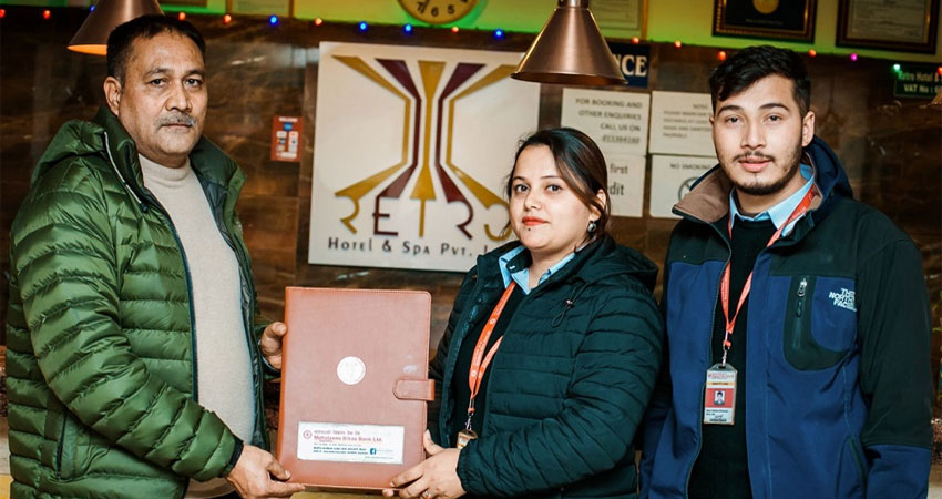 महालक्ष्मी विकास बैंकका ग्राहकलाई रेट्रो होटल एण्ड स्पामा छुट