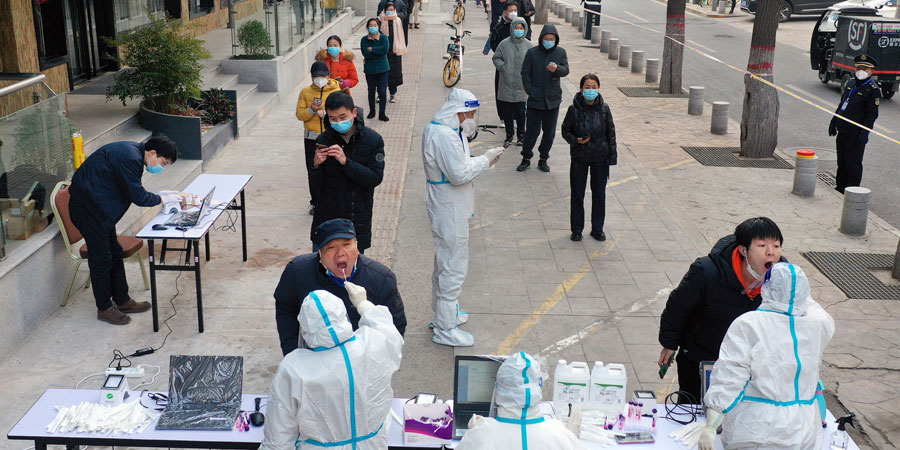 कोरोना बढ्दै गएपछि साङ्घाइमा पुनः चरणबद्ध लकडाउन गरिने