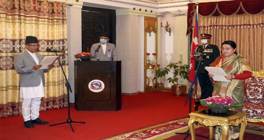 Newly appointed Ambassador to India, Sharma, takes oath of office and secrecy   