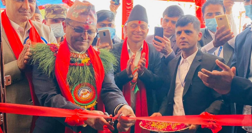बिहादी गाउँपालिकाको भवन उद्घाटन