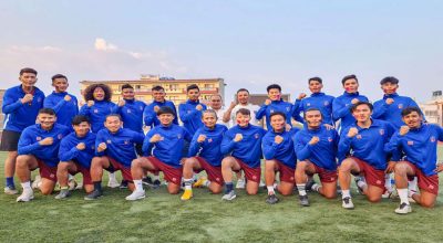 एएफसी फुटसल एसियन कप: नेपाल समूह चरणबाट बाहिरियो, ताजकिस्तानसँग ११–१ गोलअन्तर पराजित