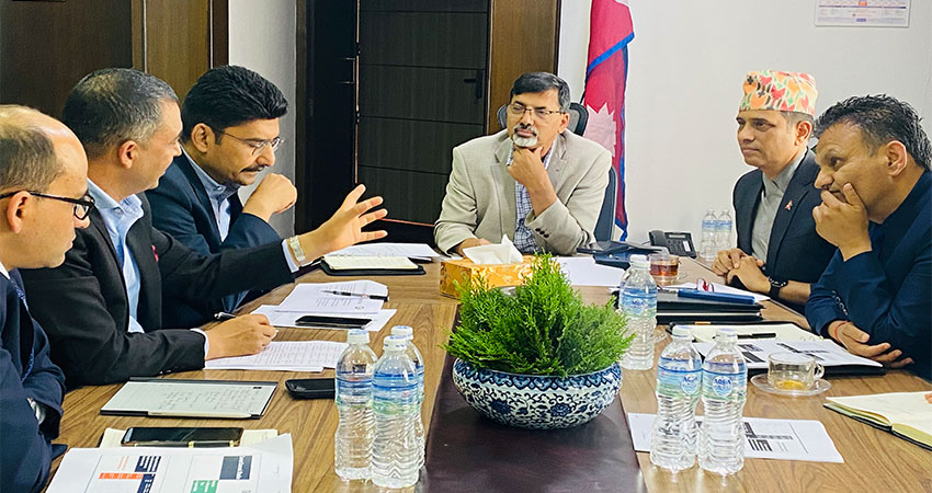 सिएनआई प्रतिनिधि र अर्थमन्त्रीबीच अर्थतन्त्रको अवस्थाबारे छलफल