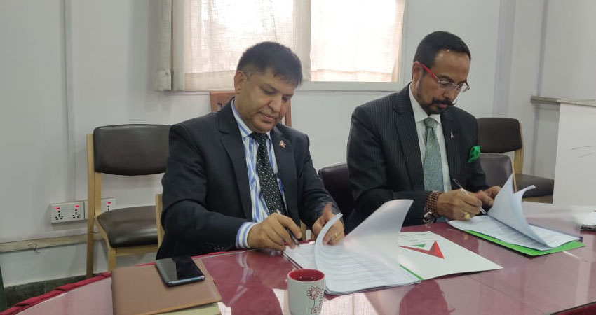 नबिल बैंक र वैकल्पिक ऊर्जा प्रवर्द्धन केन्द्र बिच सम्झौता