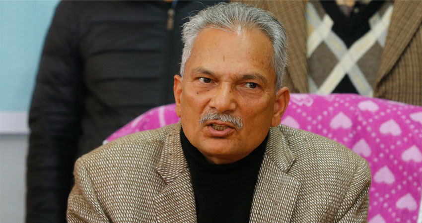 डा भट्टराईद्वारा नेसपा (नयाँ शक्ति) को अध्यक्ष पद त्याग