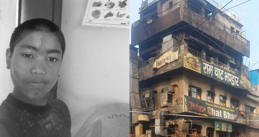 भारतमा कामगर्ने स्थानमा आगलागी हुँदा १४ वर्षीय नेपाली बालकको मृत्यु