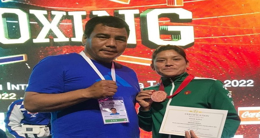 अन्तर्राष्ट्रिय बक्सिङमा नेपालले कास्य पदक प्राप्त गर्यो