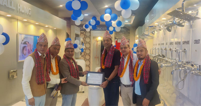 बाथरुम प्रोडक्ट्स रोकाको ८ नयाँ शोरुमको उद्घाटन