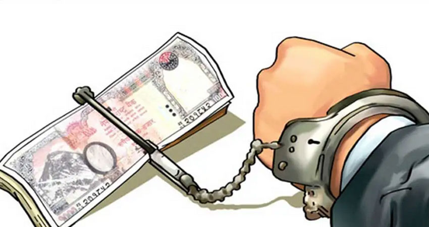 पाँच लाख घुससहित चिया पसलबाट पक्राउ परे मालपोतका प्रमुख