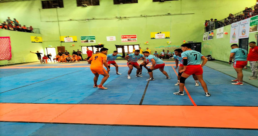 मुख्यमन्त्री राष्ट्रिय पुरुष कबड्डी प्रतियोगिता सुरु