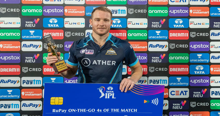 गुजरात टाइटन्सले निकाल्यो पाँचौँ जित, डेविड मिलरको विस्फोटक ब्याटिङ्ग