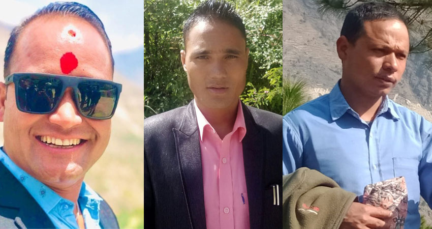 पालिका प्रमुख ताक्दै मुगु कांग्रेसका यी तीन युवा