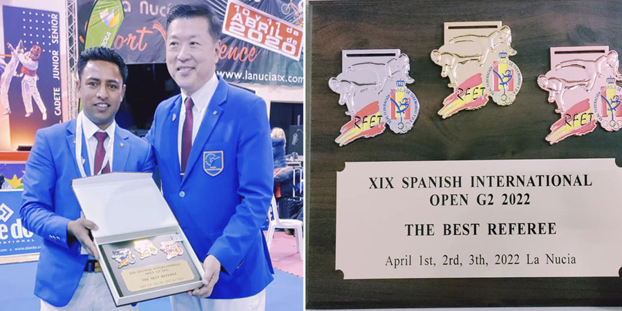 सेनाका ढकाललाई ‘वेष्ट रेफ्री अवार्ड’