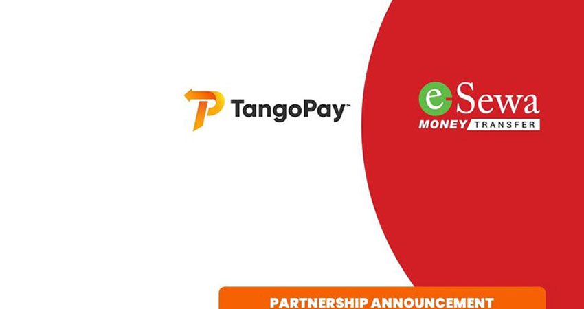 इ-सेवा र बेलायतको टेङ्गो पेबीच रेमिट्यान्स भुक्तानी सम्झौता