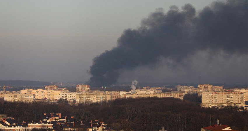 युक्रेनको लभिभ सहरमा पाँच ‘शक्तिशाली’ मिसाइल आक्रमण हुँदा ६ जनाको मृत्यु
